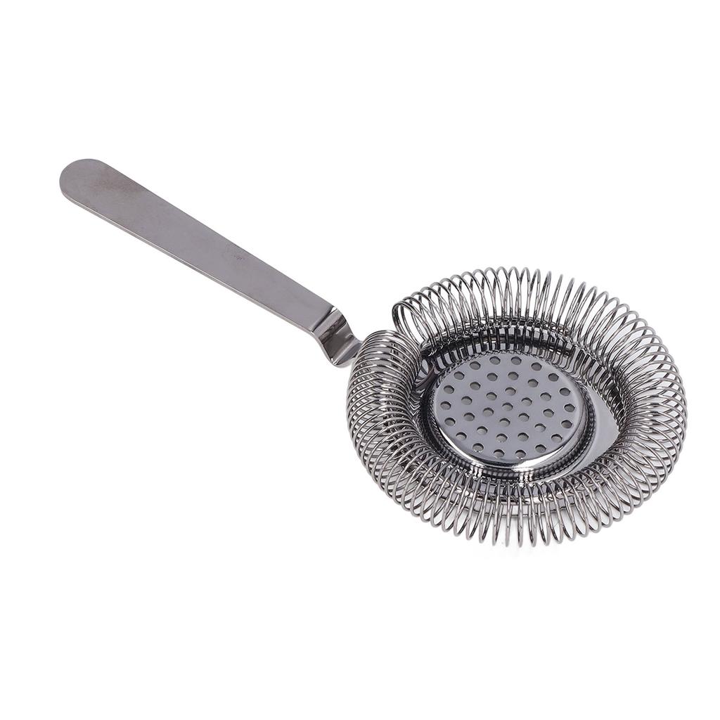 Bar Strainer Fine Filtering Professional Stainless Steel Cocktail Strainer for Bartending Restaurant Party