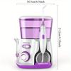Water Pulse Electric Dental Water Flosser Oral Irrigator Electric Cleaner 800ml Oral Hygiene Dental Flosser for Oral Care Family
