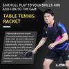 Loki Professional 9-Star Table Tennis Paddle 7 Ply Koto Surface Ping Gnf Carbon Fiber Ping Pong Rackets with Powerful Attack