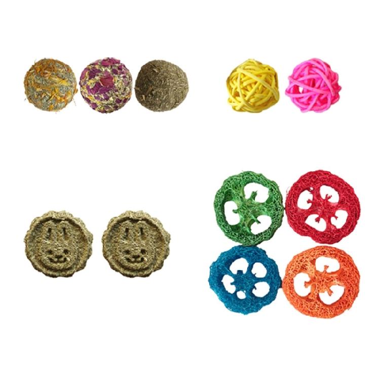 Bird Toy Tearing Chewing Toy for Teeth Wood Molar Toy Cluster Cage Hamster Toy