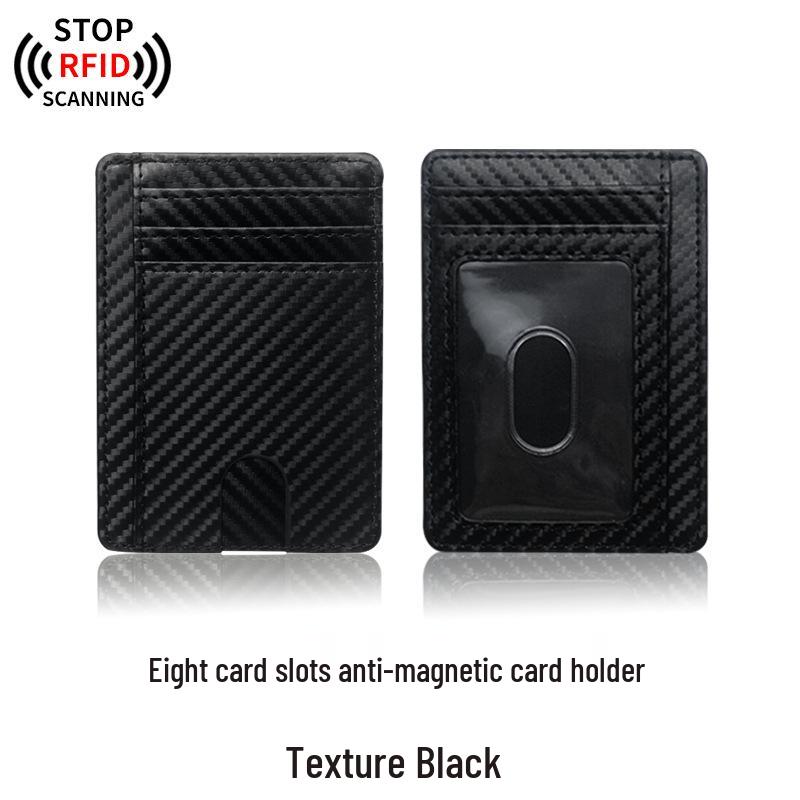 Exquisite Anti-Theft RFID Leather PU Card Holder: Universal, Spacious, & Stylish for Women