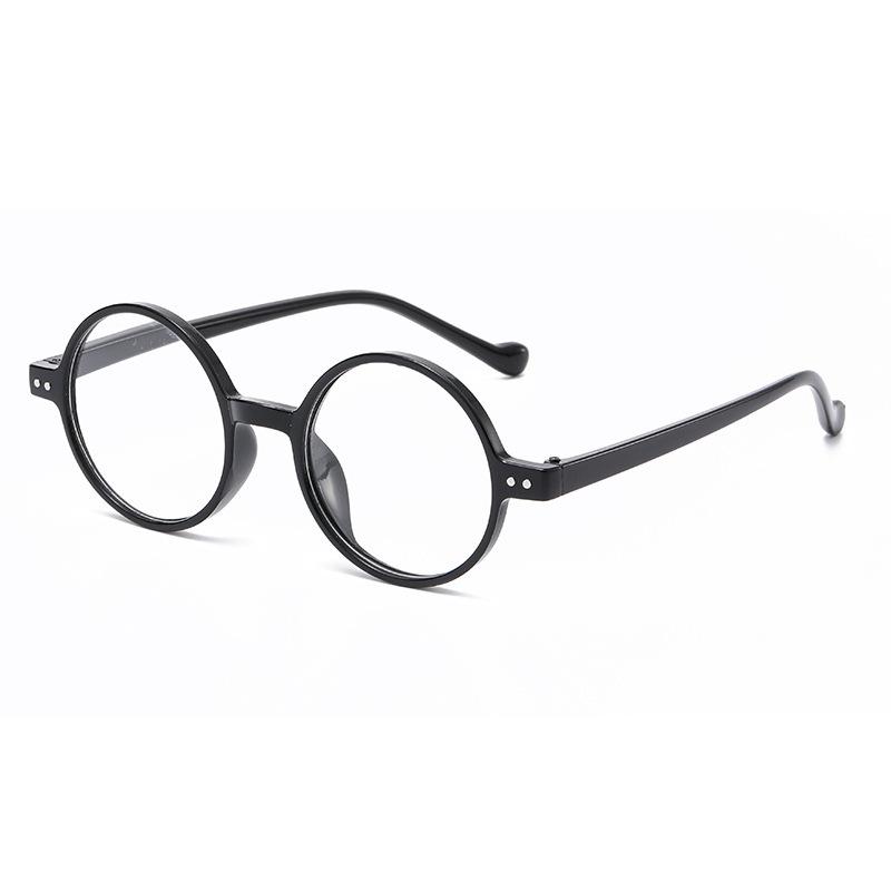 Trendige runde Retro-Lesebrille mit Blaulichtfilter für Menschen mittleren und höheren Alters – ultraleicht, hochauflösende Gläser