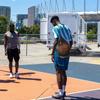 Single Ball Bag Mesh Carry Bag Sport Game Ball Storage Bag Drawstring Sling Back Bag for Basketball Volleyball Soccer Football