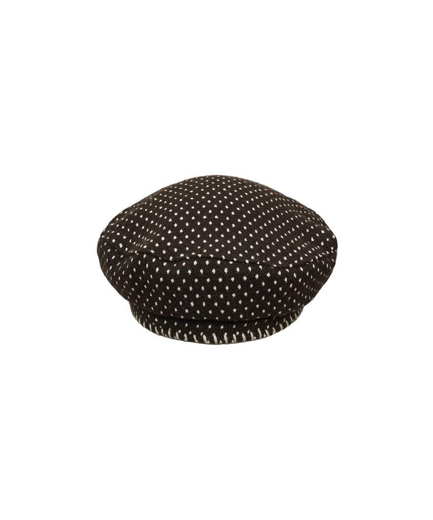 LARTIGENT L14 Cotton Candy Beret(Brown)