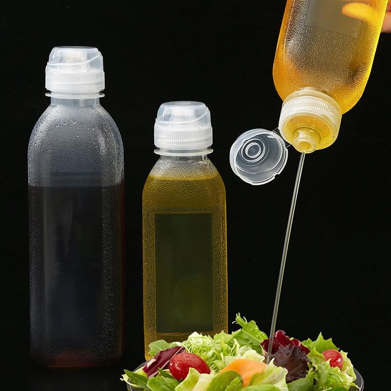 Squeeze Bottle with Nozzle Ketchup BBQ Sauce Olive Oil Dispenser Oil Container Kitchen Condiment Bottle