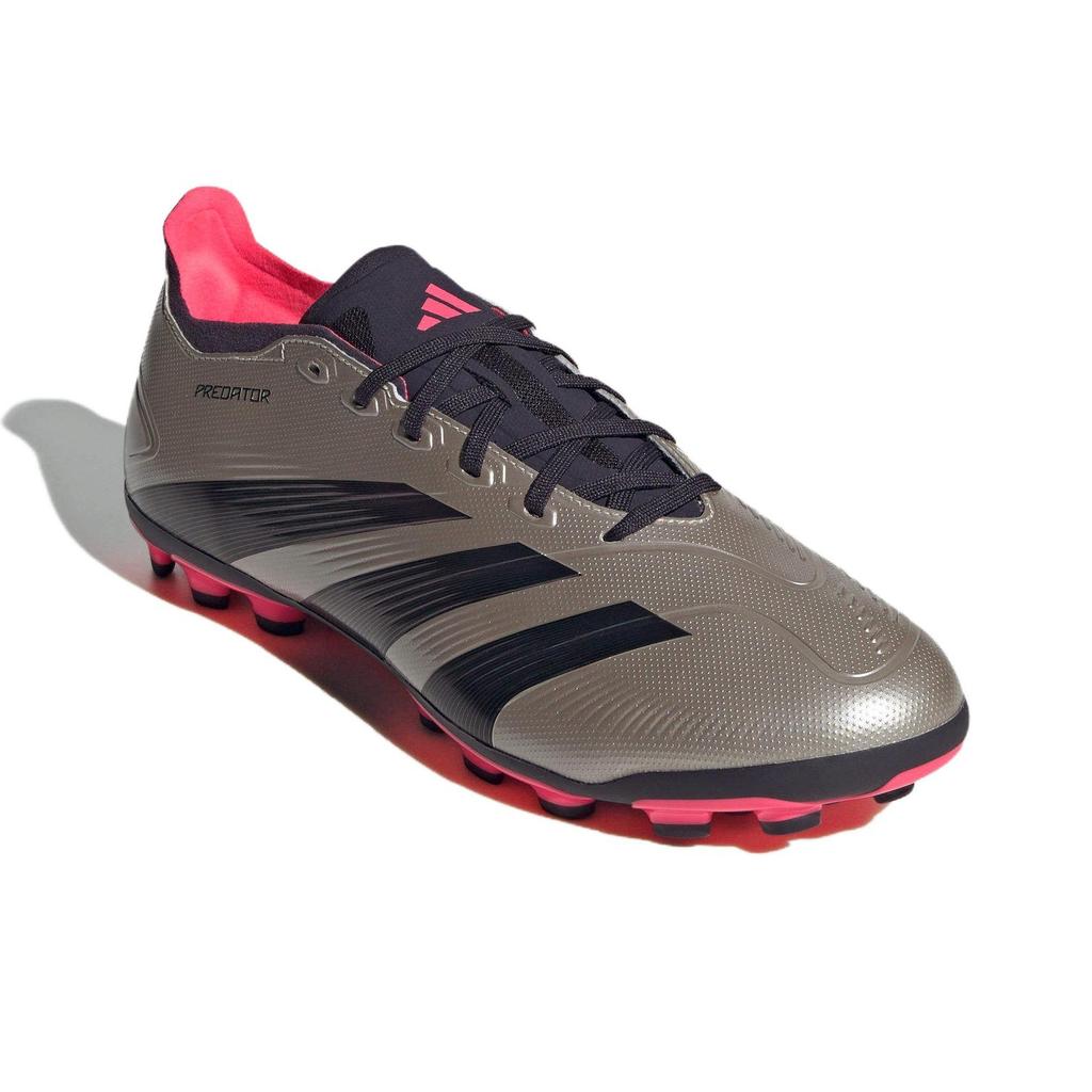 Adidas Predator League Comfortable Versatile Non-Slip Soccer Shoes Unisex Soccer Shoes Gray Black IF6313