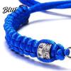 Women Adjustable Friendship Bracelet 1/2/5/10Pcs Blue Woven Braided Rope Knot