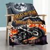 Harley-davidson Motorcycles Customize Text Blanket Gift Personalized Blanket Durable Comfort Suitable for Picnics Home Decor Couch Office Chair
