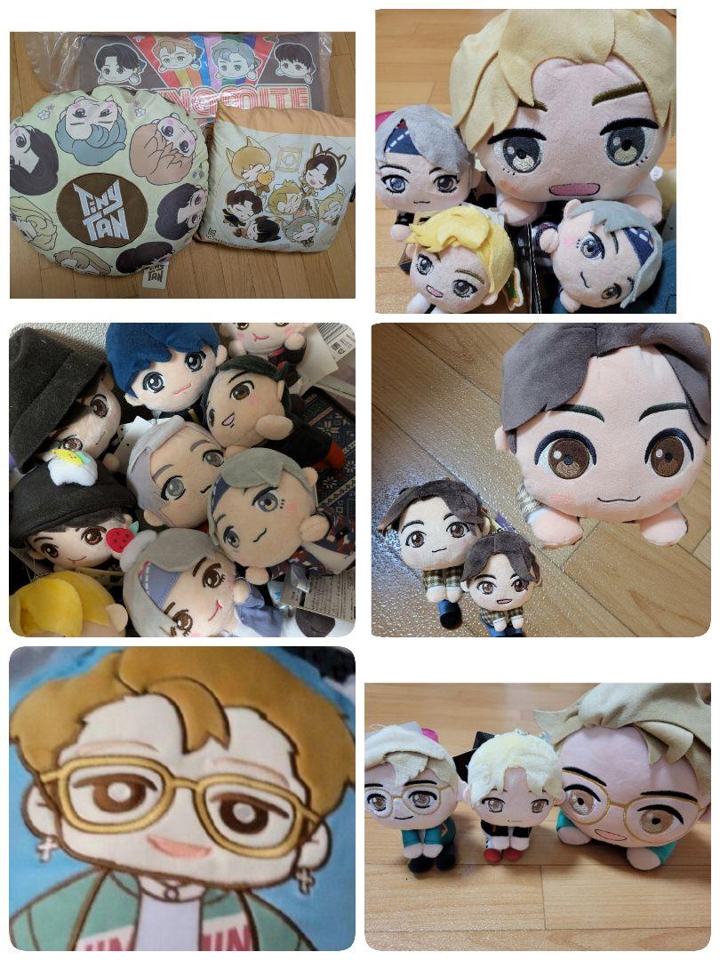 

[USED] Tiny Tongue BTS Plush Cushion Jungkook Jimin Taehyung
