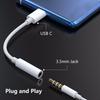Usbc to 3.5mm Jack Audio Adapter,The Headphone Adapter to USB C Compatible with iPhone 17/16/15 Series,Samsung Galaxy S25,S24 3