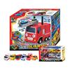 Tayo Frank Carrier + Tayo Freunde Mini Auto Set mit 6, koreanisches Spielzeug