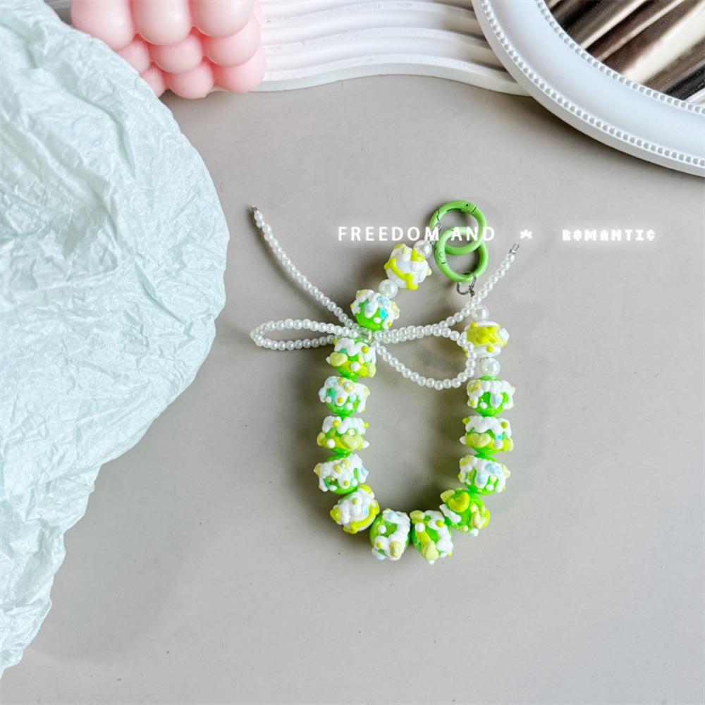 Colorful Bag Pendant Keychain Bowknot Phone Charm Rope New Phone Lanyard