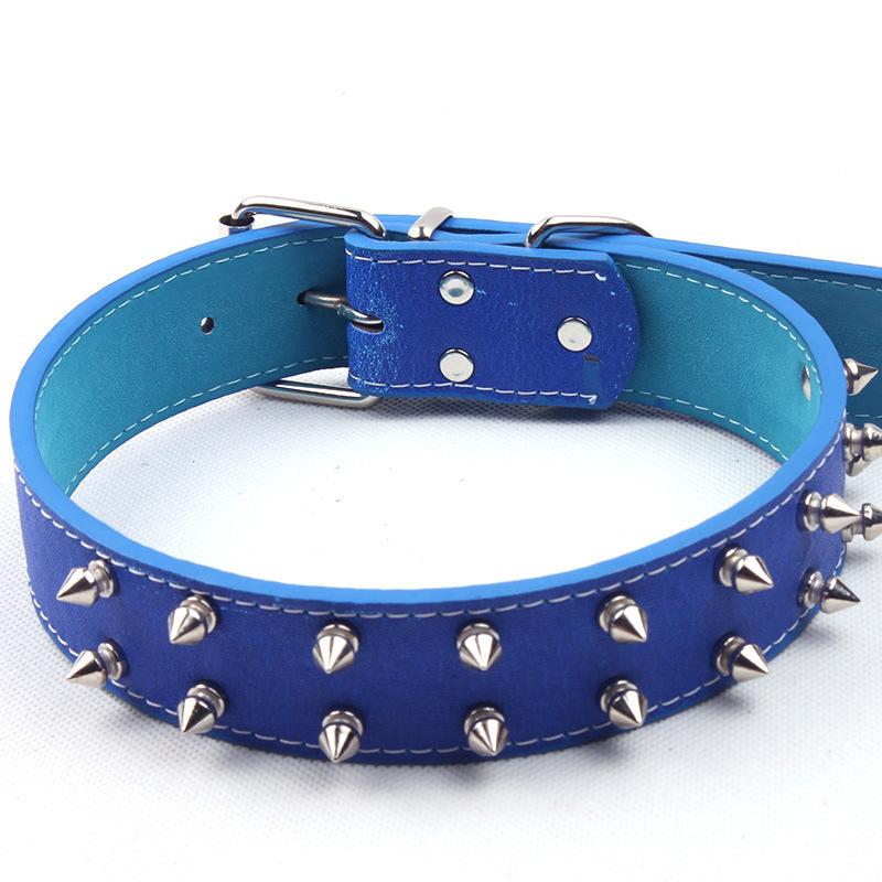 Haustierhalsband Punk-Stil PU Weidennagel-Halsband Spezielles Halsband für mittelgroße und große Hunde Halskette Hundehalskette