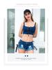 808# European & American High Waist Ripped Plus Size Sexy Super Short Summer Denim Shorts for Women