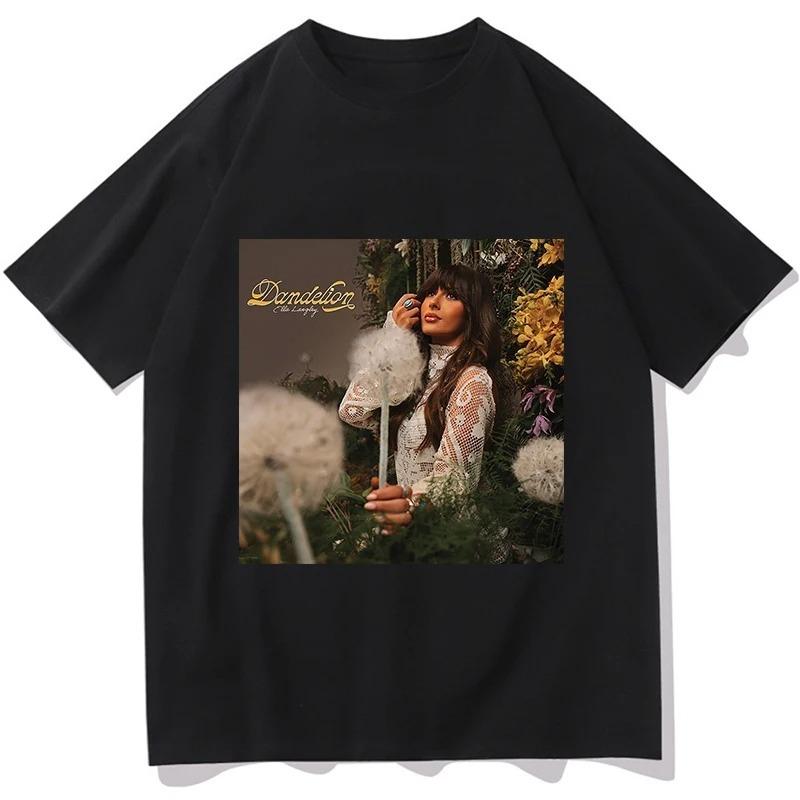 Unisex Women Summer Cotton Clothing Ella Langley Loving Life Again Tour 2026 Album Tshirts Fashion Round Neck Short Sleeved Tee