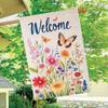 1pc Spring Beautiful Flower Garden Flag_1 (1)  Garden Decoration Double-sided, Home, Yard Decoration, Outdoor Decoration, Lawn Decoration, Flag Only