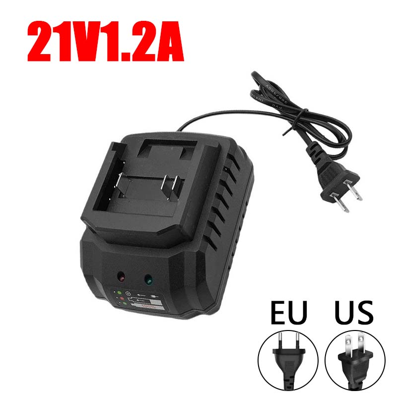 

Battery Charger Suitable For Makita 18V 21V Li-ion Battery Portable FastBrand+ Charger for Makita Battery Replacement EU Plug Us EU