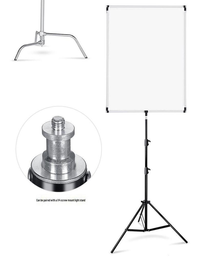 Ambitful Photography Reflector Frame: Large Diffuser Light Blocker for Advertising