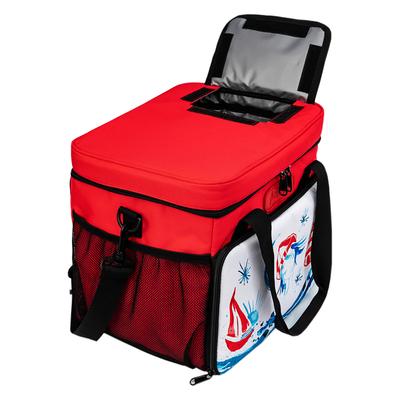 Lighthouse Girl Insulated Red Bag