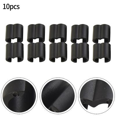Cable Guide Plastic Cycling Shift Cable 10pcs 4mm Accessories