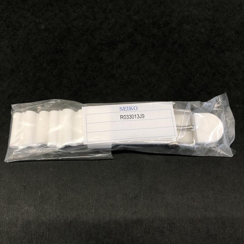 New SEIKO Watch Strap 22mm Silicone Rubber Strap R033013J9 Prospex Band White Brand
