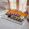 Game B Battle Cats Floor Mat Eco  Flannel Doormat Non Slip Odorless Indoor Floor Rug Soft Short Plush Home Mat