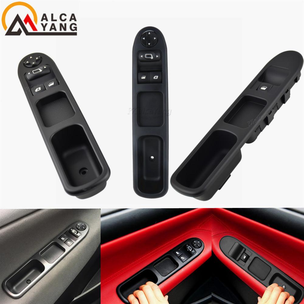 Left Right Drive Side Power Window Lifter Control Switch Button For Peugeot 207 Citroen C3 Picasso 2007 2008 2009 2010 11-14