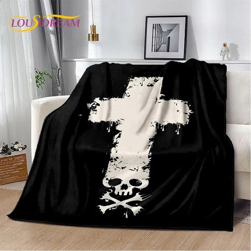 3D Pray Holy Bible Cross Jesus Soft Flannel Blanket for Bed Bedroom Sofa Picnic,Throw Blanket for Cover Outdoor Leisure Nap Gift