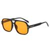 New fashion double beam square women's sunglasses UV-proof cycling sunglasses high-end trendy men's glasses
