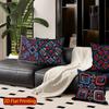 2D Bohemian Geometric 3D Visual Print Pillow Covers Pattern Cushion Cover Suitable For Sofa Bedroom Car Pillow Cover