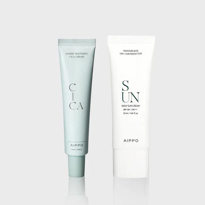 [Best Duo] Daily Sunscreen & Expert Soothing Cica Cream 2-piece Set