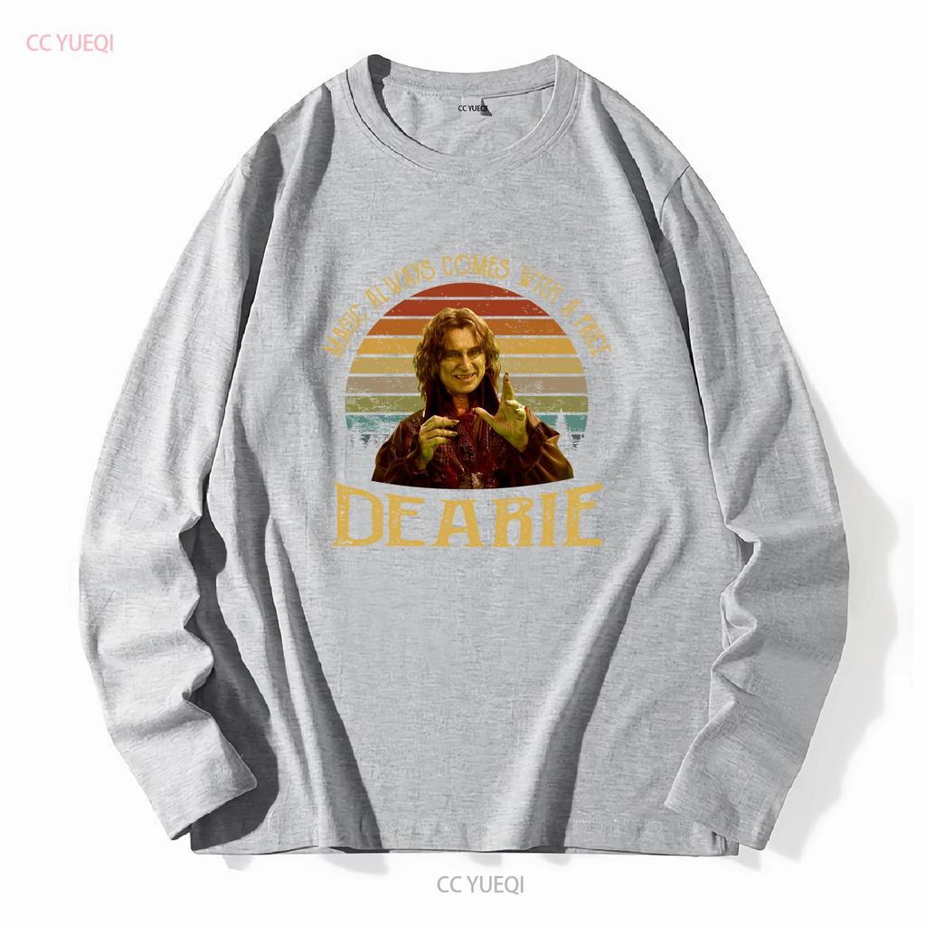 Magic Always Comes With A Price Dearie Vintage T Shirt Movies Quote long or short sleeves vintage Washed Stylish