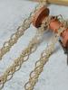 Colorful 2cm Floral Polyester Lace Trim for DIY Clothing Accessories