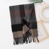Women's Pure Wool Plaid Scarf/Shawl