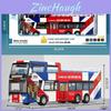 Alloy Hong Kong London Sightseeing Bus Model With Inertia Control For Kids And Gifts