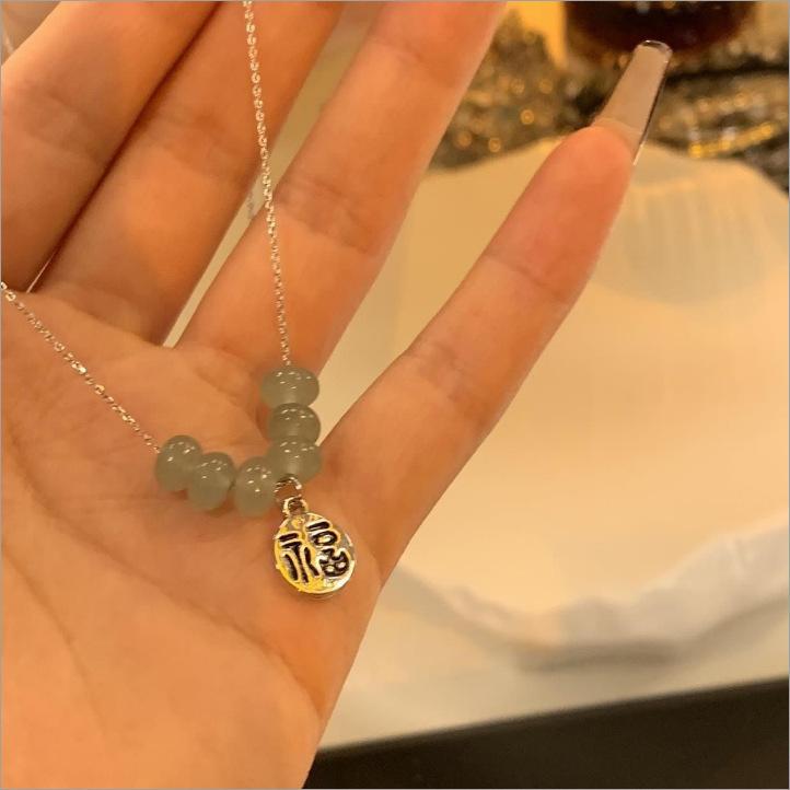 Sparkling cute~ Spot autumn necklace women's light luxury niche design temperament to give girlfriend gift necklace