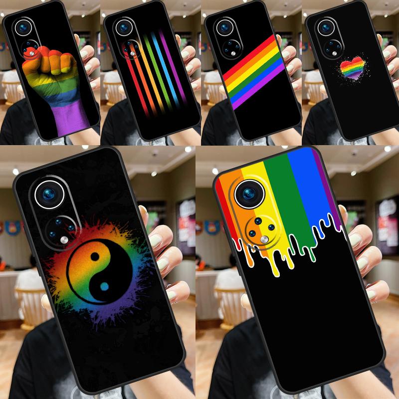 Gay Pride Rainbow Flag Case For Honor X9b X8b X6 X7 X8 X9 X6a X7a X8a X9a Honor 70 50 90 Lite Magic 6 5 Pro Cover
