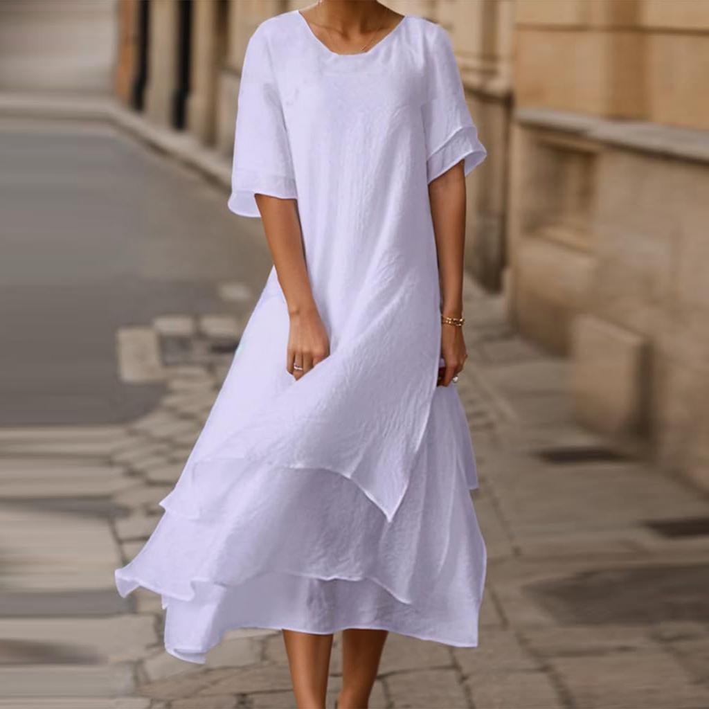 Women's Fashionable Casual -color Dress
