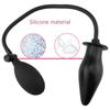 Big Butt Plug Anal Extender Vagina Dilator Sex Toys for Adults 18 Soft Silicone Inflatable Anal Plug Black Dildo for Women