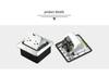 Hidden Pop-up Double-Gang Aluminum Floor Outlet with Cover (US Standard)