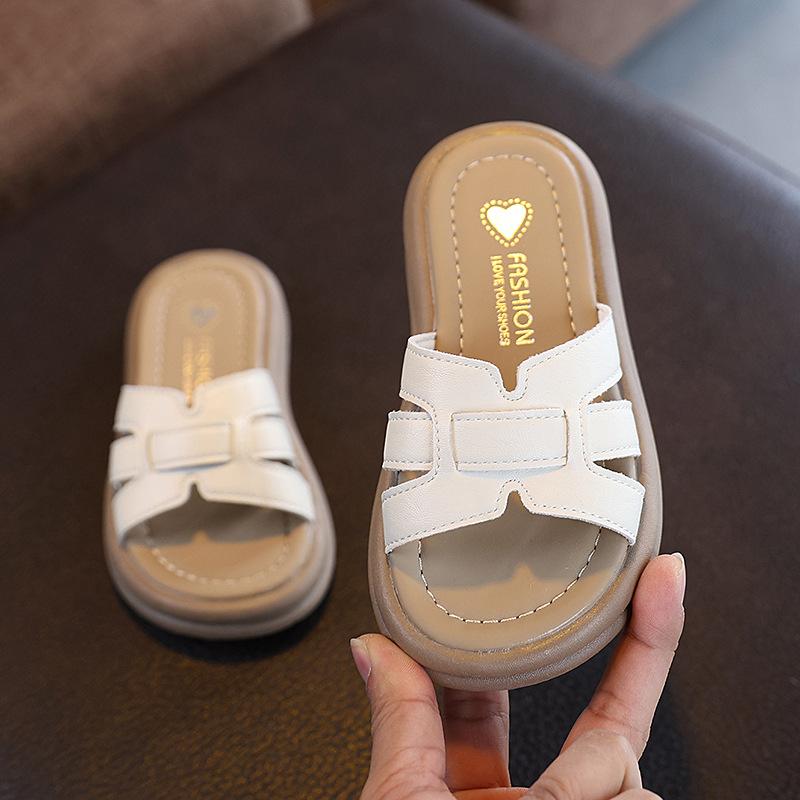 Children s Slip-on Anti-slip Soft-soled Breathable Shoes, Casual Sandals, Girls  Beach Shoes 26 белый