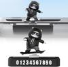 Car Dashboard Sliding Toy with Temporary Parking Phone Number Plate