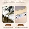 Under Desk Cable Management Tray No Drill Easy Clean Metal Cable Organizer for Home Office Small Business Desk Wire Storage