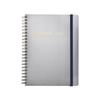 Delfonics Planner 2026 Edition (Starts October 2025) Rollbahn Metallic A5 Monthly Planner (Silver)