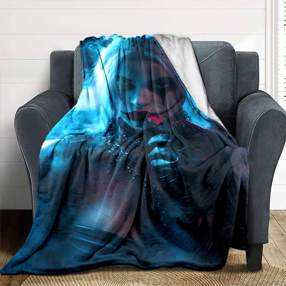 Harley Quinn Blanket Ultra-Soft Perfect for Bed Office Chair Seaside for All Seasons Stylish Decor Unique Gift for Family and Friends Camping