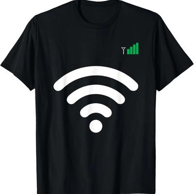 Ich bin WiFi Router Lustiges IT-Netzwerktechniker Halloween Kostüm T-Shirt