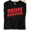 Malle Mon Amour - My Heart Burns Solely For You Overseas Printing Y2K Oversized Unisex T-Shirt For Men Women Retro 2000S Streetwear Baggy Graphic Tee