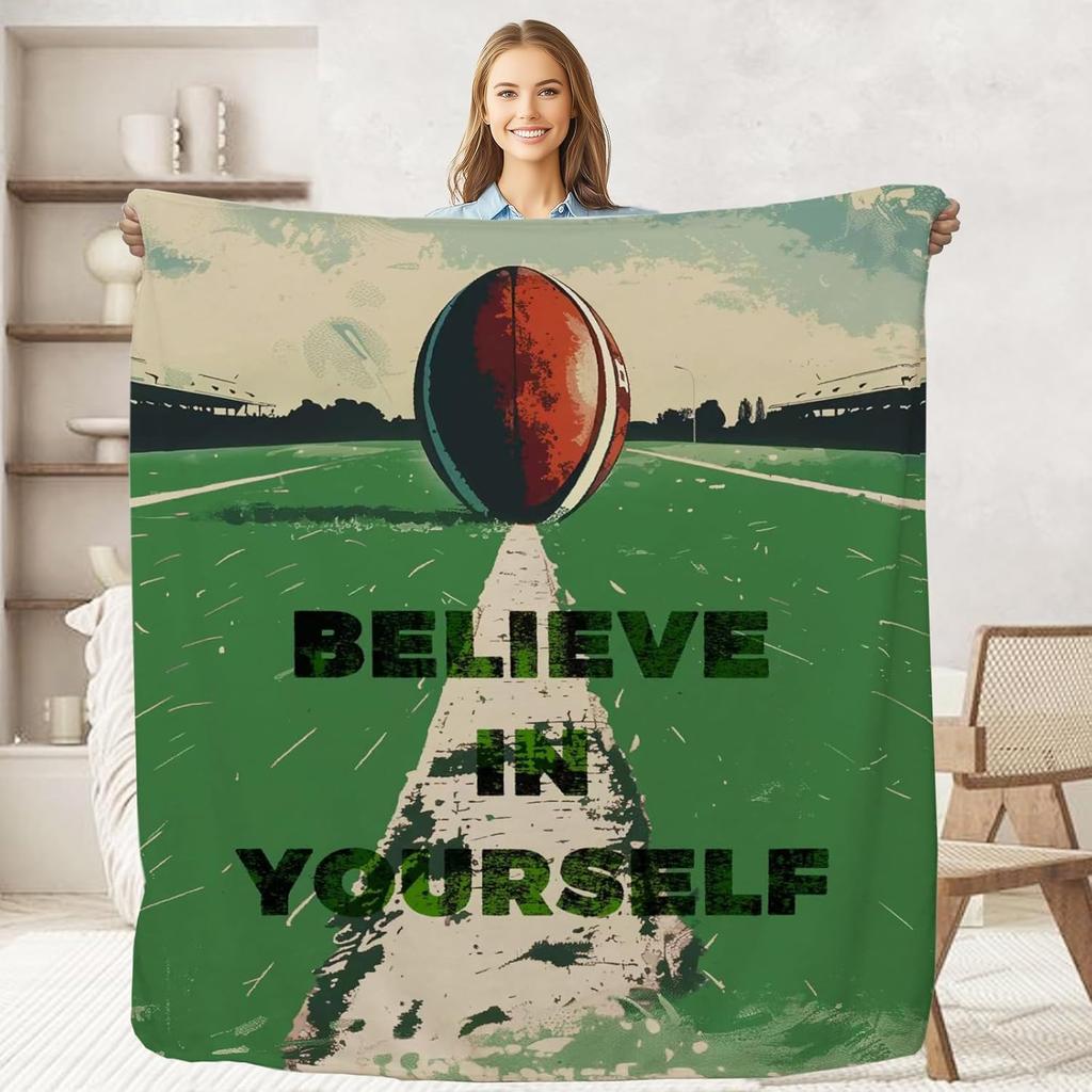 Movie Night Throw Blanket Soft Flannel for Couch Bed Home Decor for Movie Lovers Adults Kids x Inches