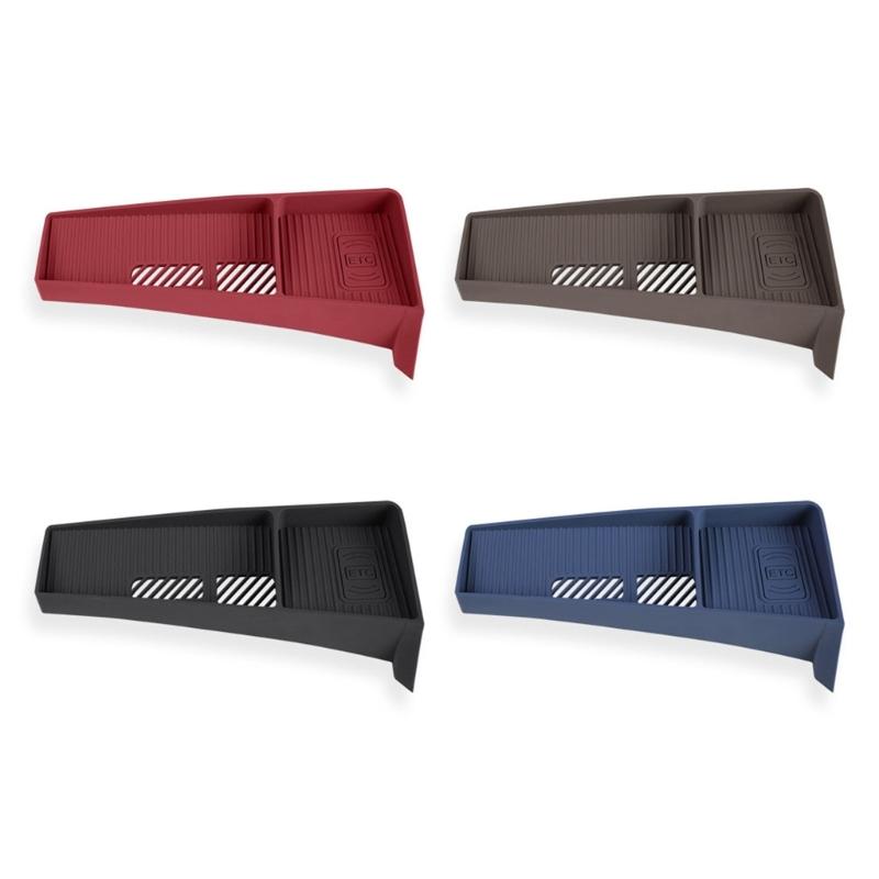 Universal Flexible Silicone Storage Organizers Tray Nonslip Shockproof Design Food Grade Materials Interior Accessories