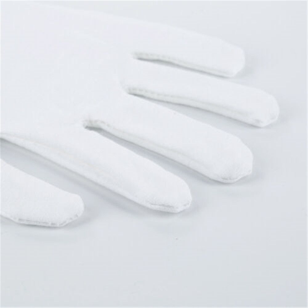 Men Women Beauty Magician Anti Dust Comfortable 100% Cotton Etiquette Gloves White Gloves Work
